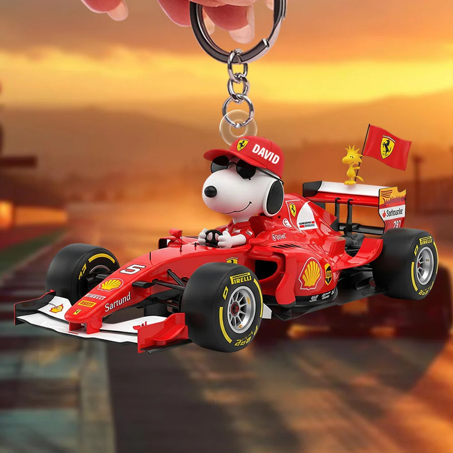 Personalized Gifts For Racing Lovers Keychain
