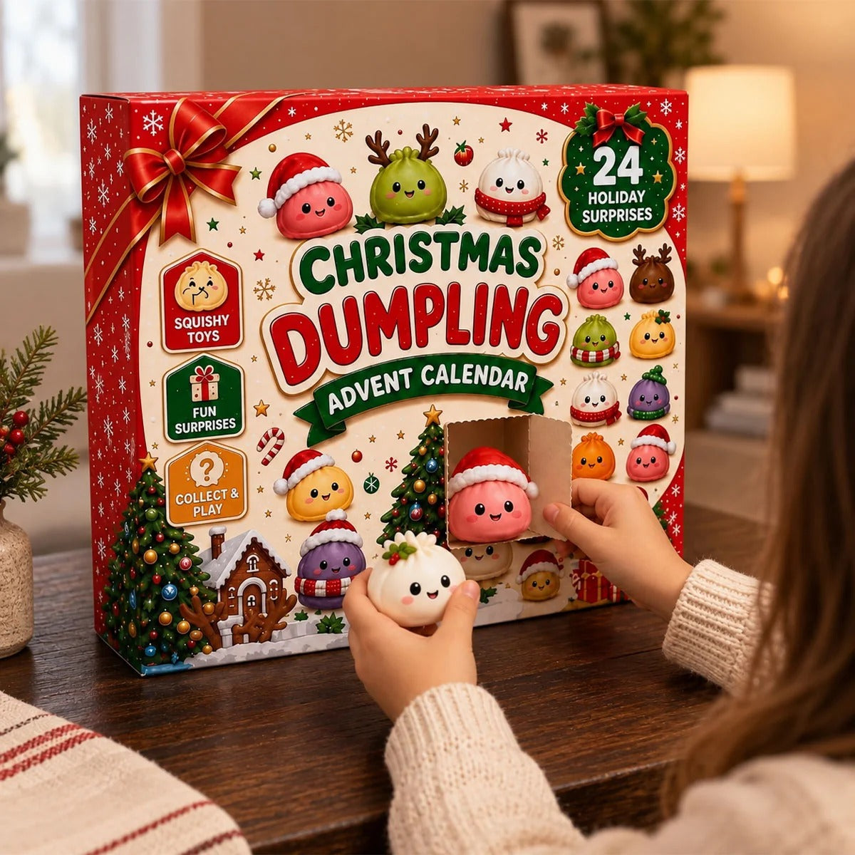 Twenty Four Days Of Squishy - Dumpling Advent Calendar