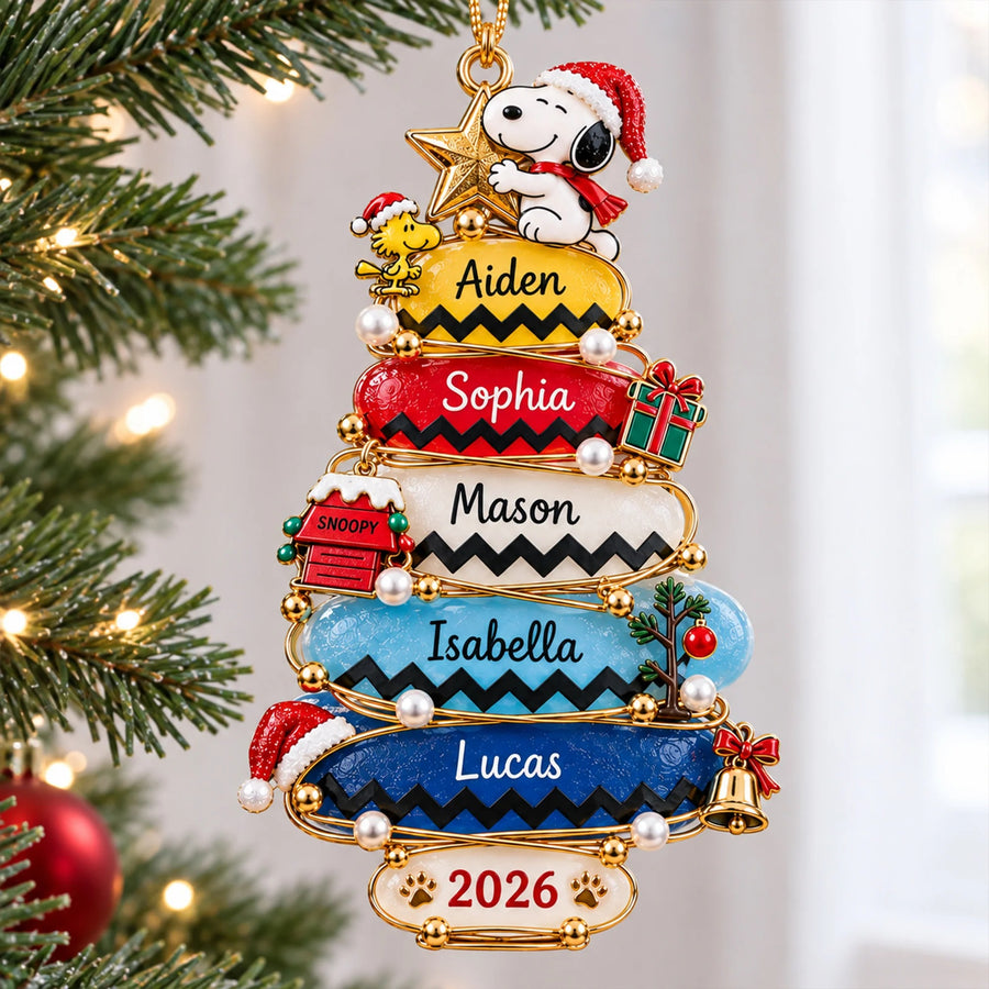 Seaglass Christmas Tree Ornament - Personalized Gifts For Christmas, Gifts For Family
