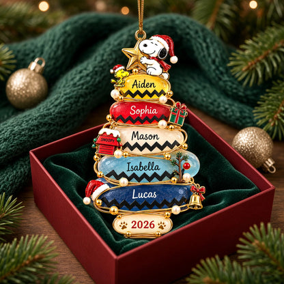 Seaglass Christmas Tree Ornament - Personalized Gifts For Christmas, Gifts For Family