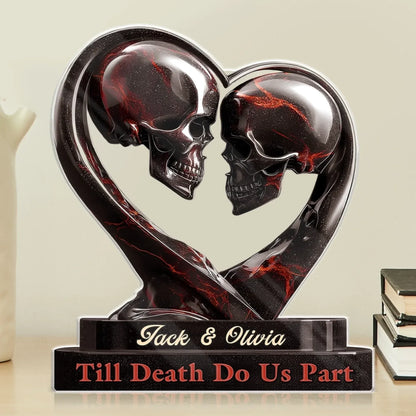 Till Death Do Us Part - Personalized Anniversary Wedding Gifts For Husband And Wife, Couples