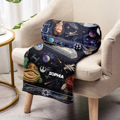 Personalized The Force Blanket – Custom Name Blanket