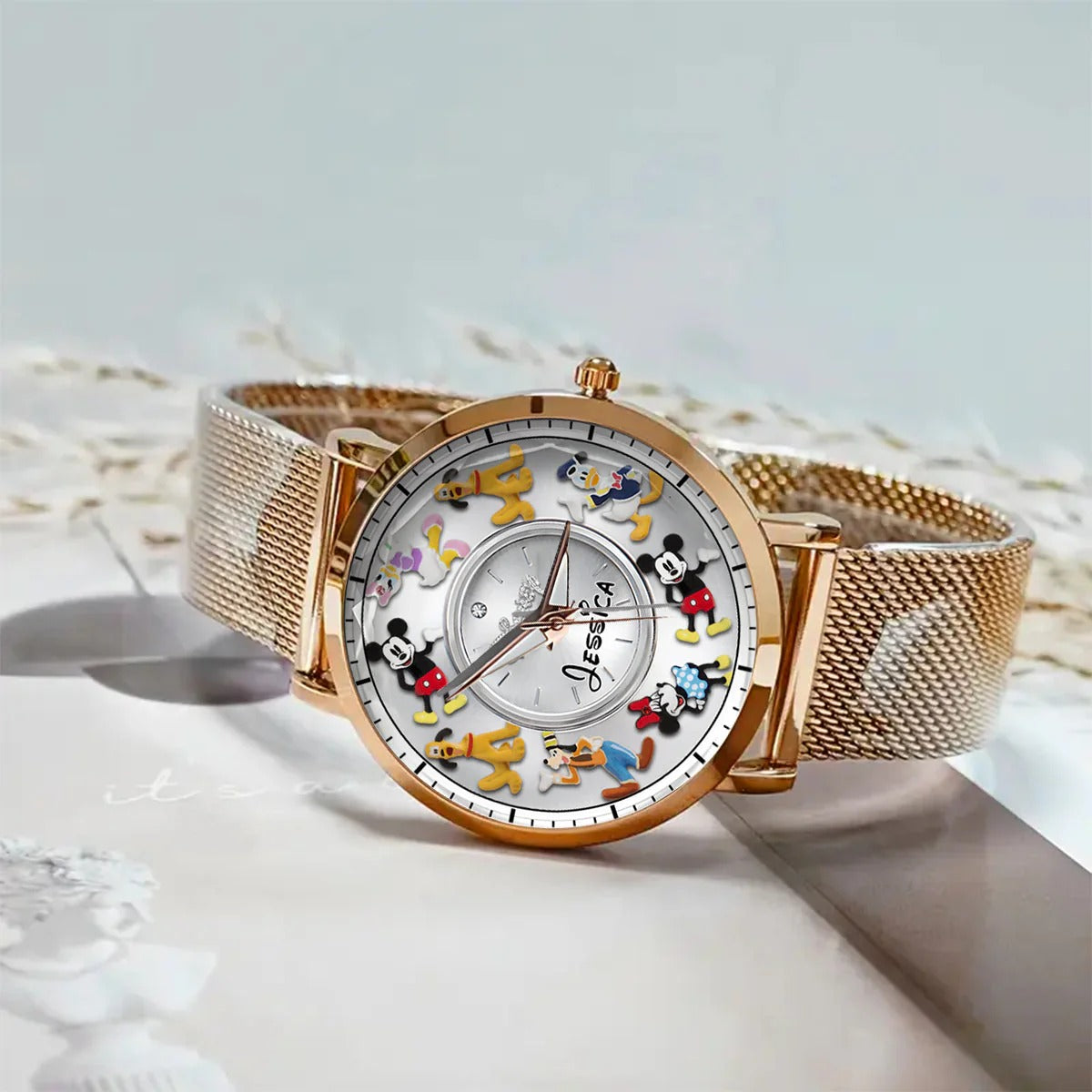 Magical Friends - Personalized Mouse Women Hand Watch