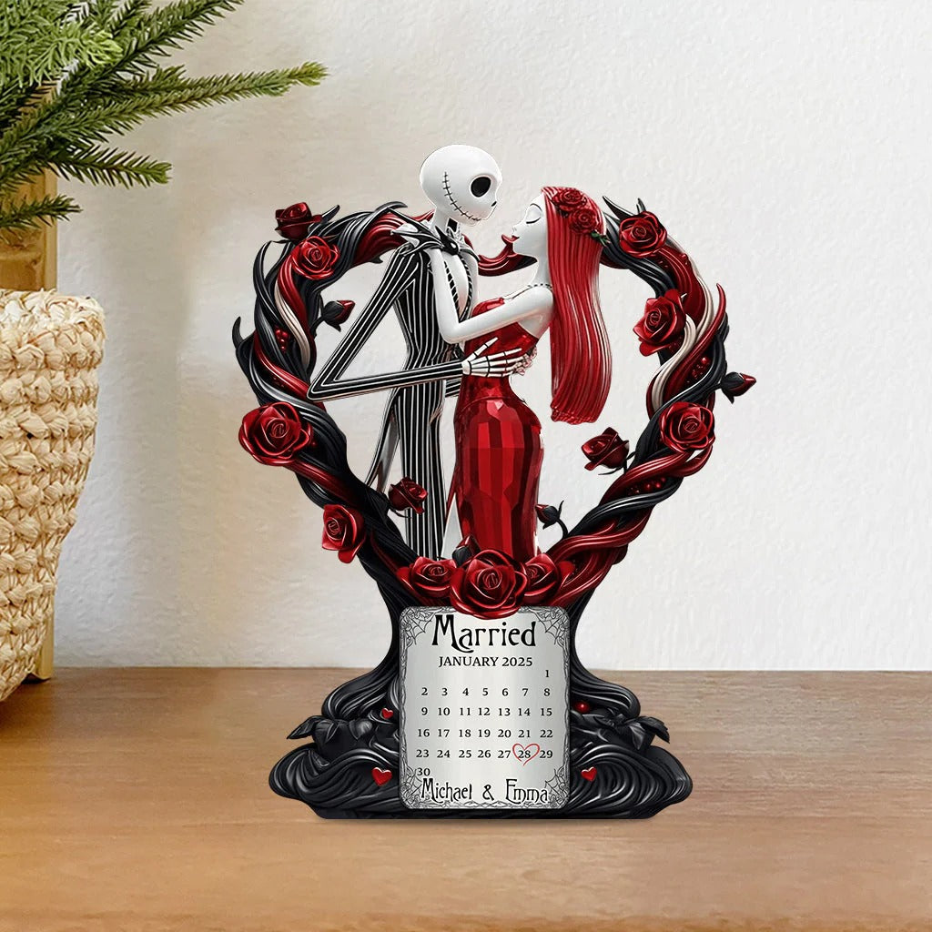 We're Simply Meant To Be - Personalized Nightmare Custom Shaped Acrylic Plaque