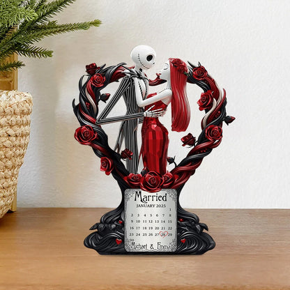 We're Simply Meant To Be - Personalized Nightmare Custom Shaped Acrylic Plaque