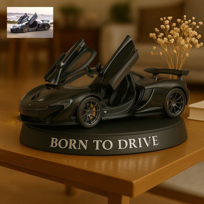 Custom Your Car Photo Cartoon Style Acrylic Plaque
