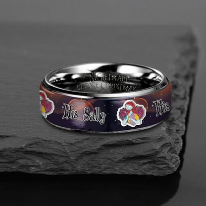 Horrow Skeleton x Halloween Silver Alloy Rings Gift For Fans