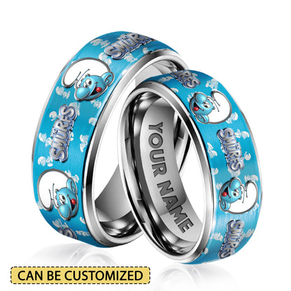 Blue Fantasy Character – Alloy Ring for Fans