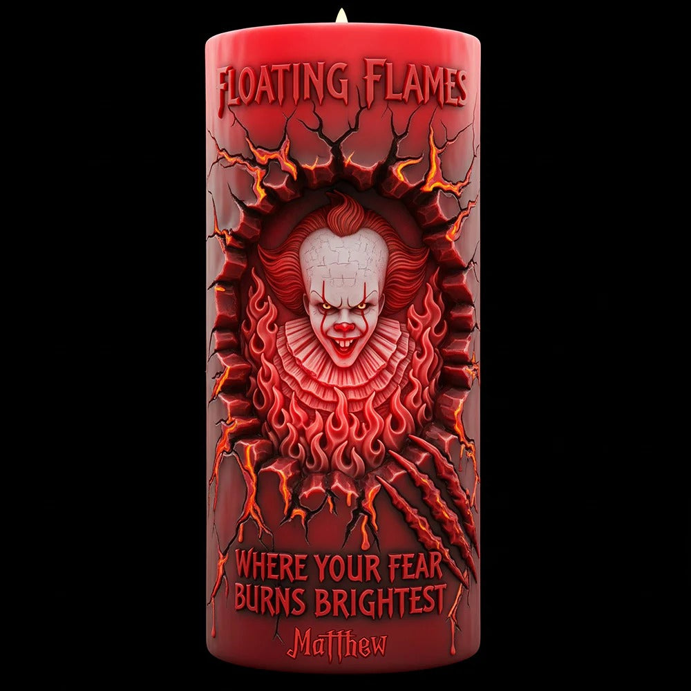 Branding From Classic Slashers LED Candle - Personalized Gifts For Horror Fans