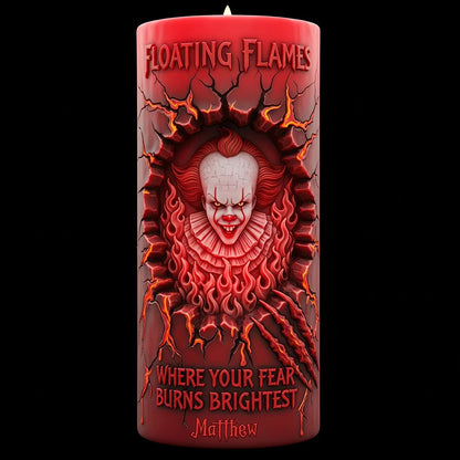 Branding From Classic Slashers LED Candle - Personalized Gifts For Horror Fans