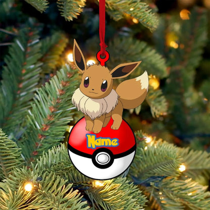 Personalized Fantasy Creature Christmas Ornament – Custom Name Holiday Tree Decor