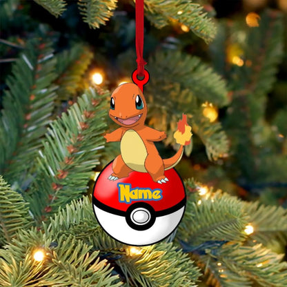 Personalized Fantasy Creature Christmas Ornament – Custom Name Holiday Tree Decor