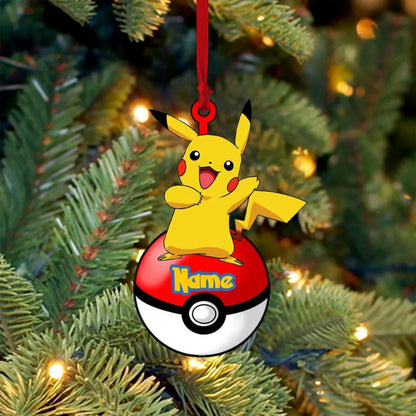 Personalized Fantasy Creature Christmas Ornament – Custom Name Holiday Tree Decor