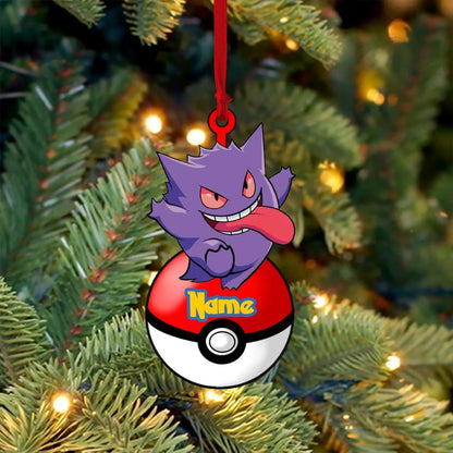 Personalized Fantasy Creature Christmas Ornament – Custom Name Holiday Tree Decor
