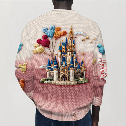 The Magic Castle - Personalized Mouse Cardigan Sweater