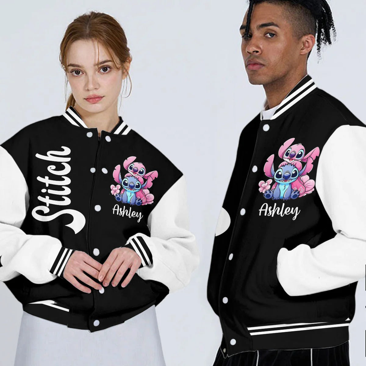 Ohana Means Family - Personalized Ohana Varsity Jacket