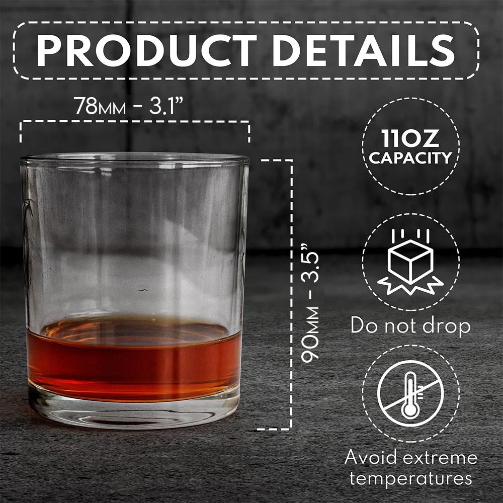 The Legend of the Triforce - Personalized The Hero's Legend Whiskey Glass