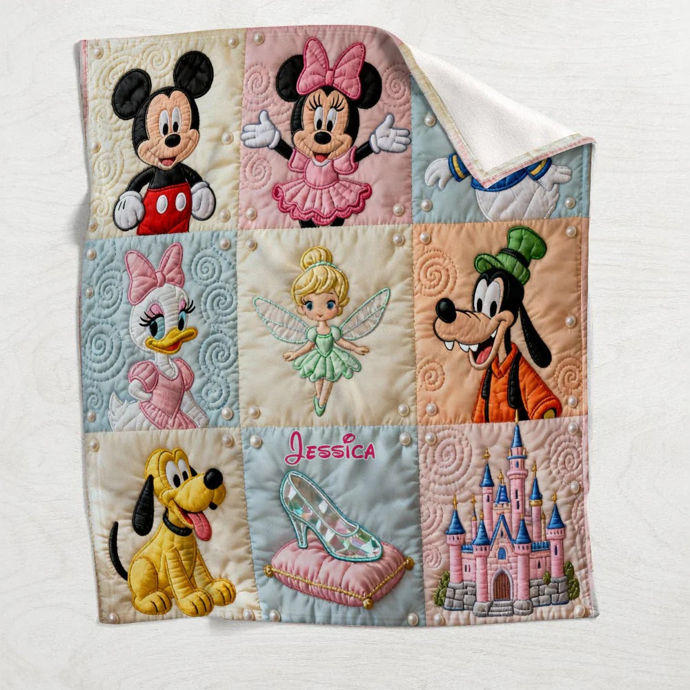 Magic Friends - Personalized Mouse Blanket