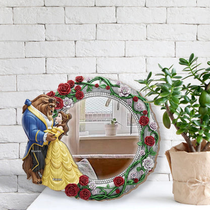 Tale As Old As Time - Personalized Mouse Wall Hanging Mirror