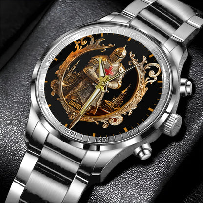 Knight Of God - Personalized Christian Hand Watch