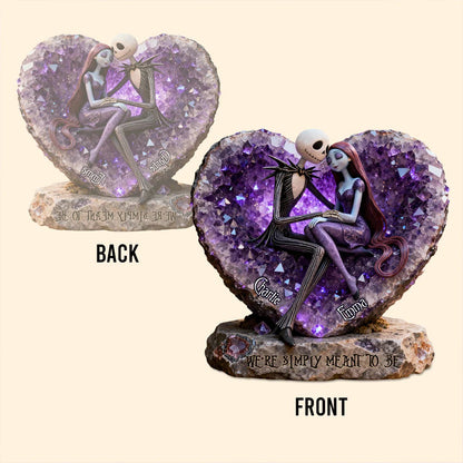 We're Simply Meant To Be - Personalized Nightmare Custom Shaped Acrylic Plaque