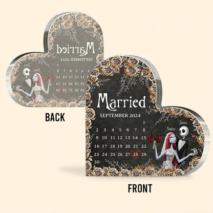 Married - Personalized Nightmare Custom Shaped Acrylic Plaque