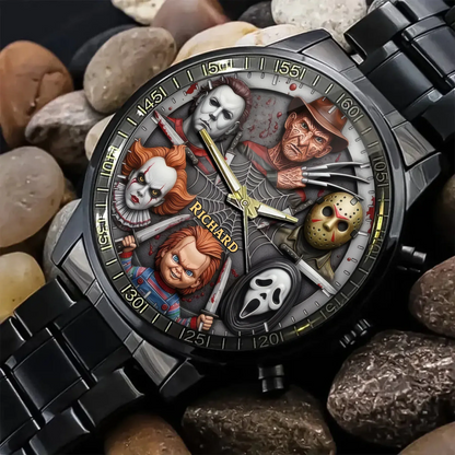 Legendary Horror Characters Watch, Personalized Gifts For Horror Movie Fans