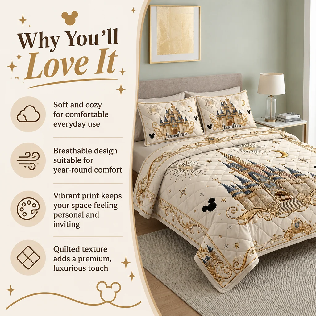 Believe In Magic - Personalized Dream Trip Bedding Set