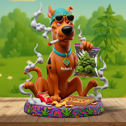 Stoner Pup Snack Acrylic Plaque - Personalized Gifts For Stoner