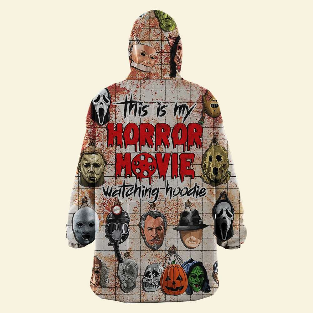 Horror Oversized Hoodie, Gift For Horror Fans
