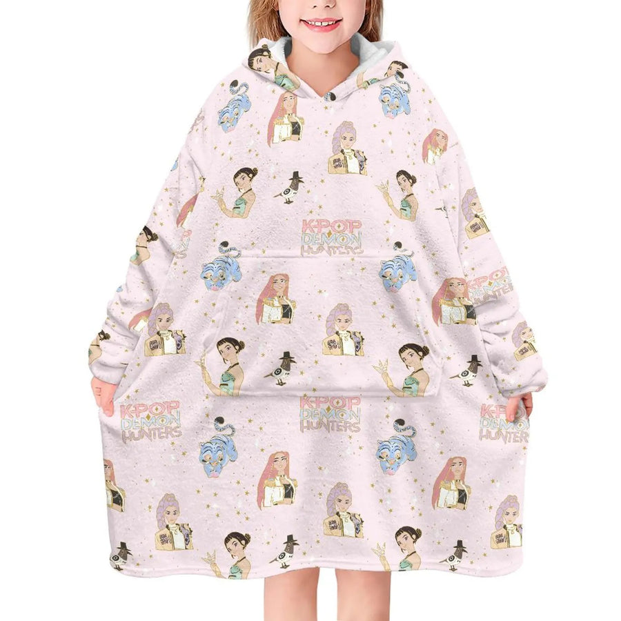 K-Pop Hunters Children's Banket Hoodie