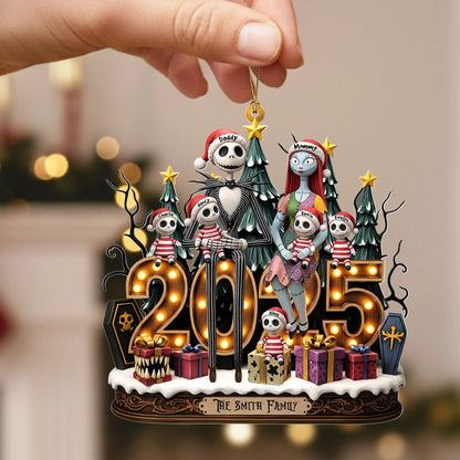 Spooky Family Ornament - Personalized Gifts For Family