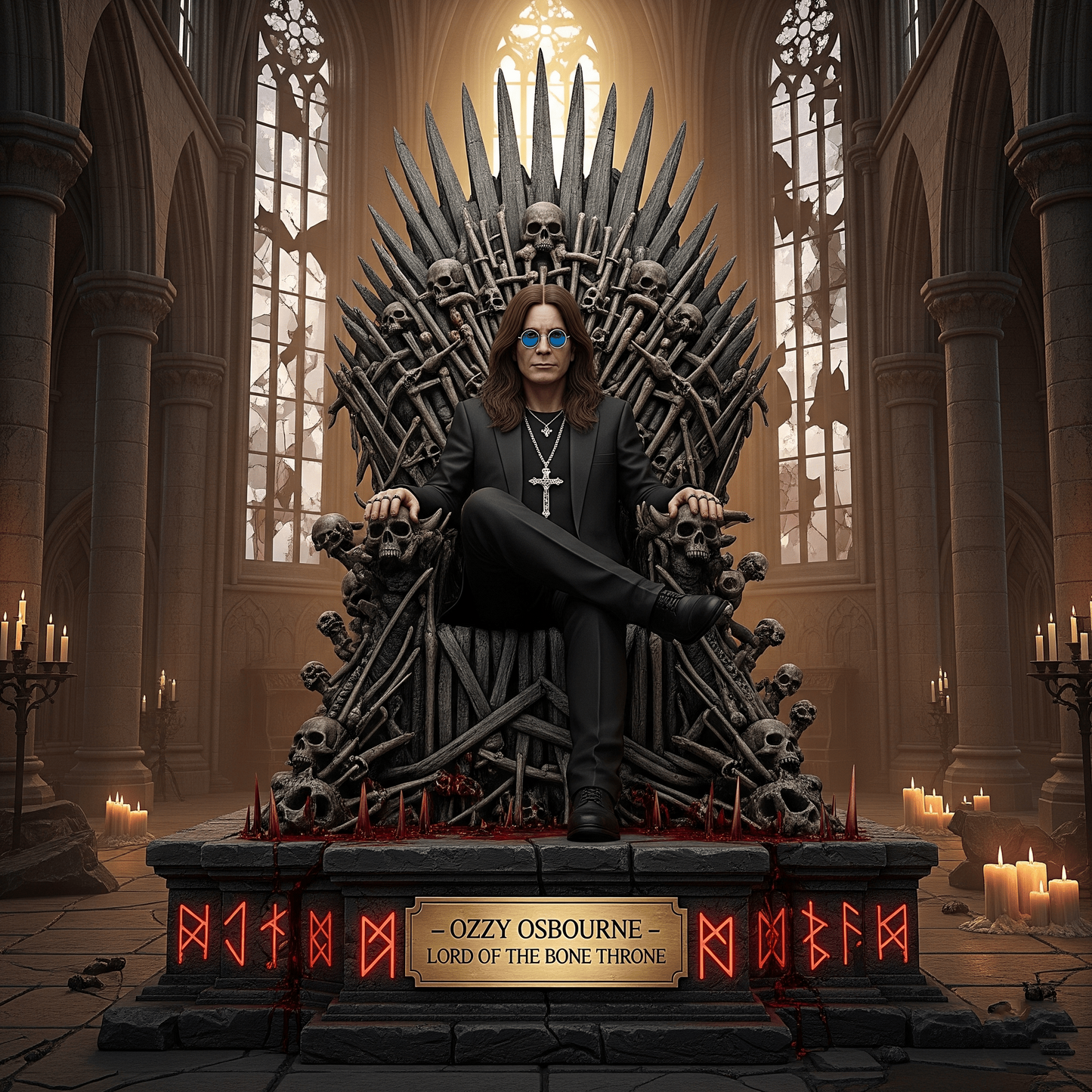 Prince Of Darkness 3 - Trending Custom Shaped Acrylic Plaque