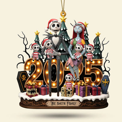 Spooky Family Ornament - Personalized Gifts For Family