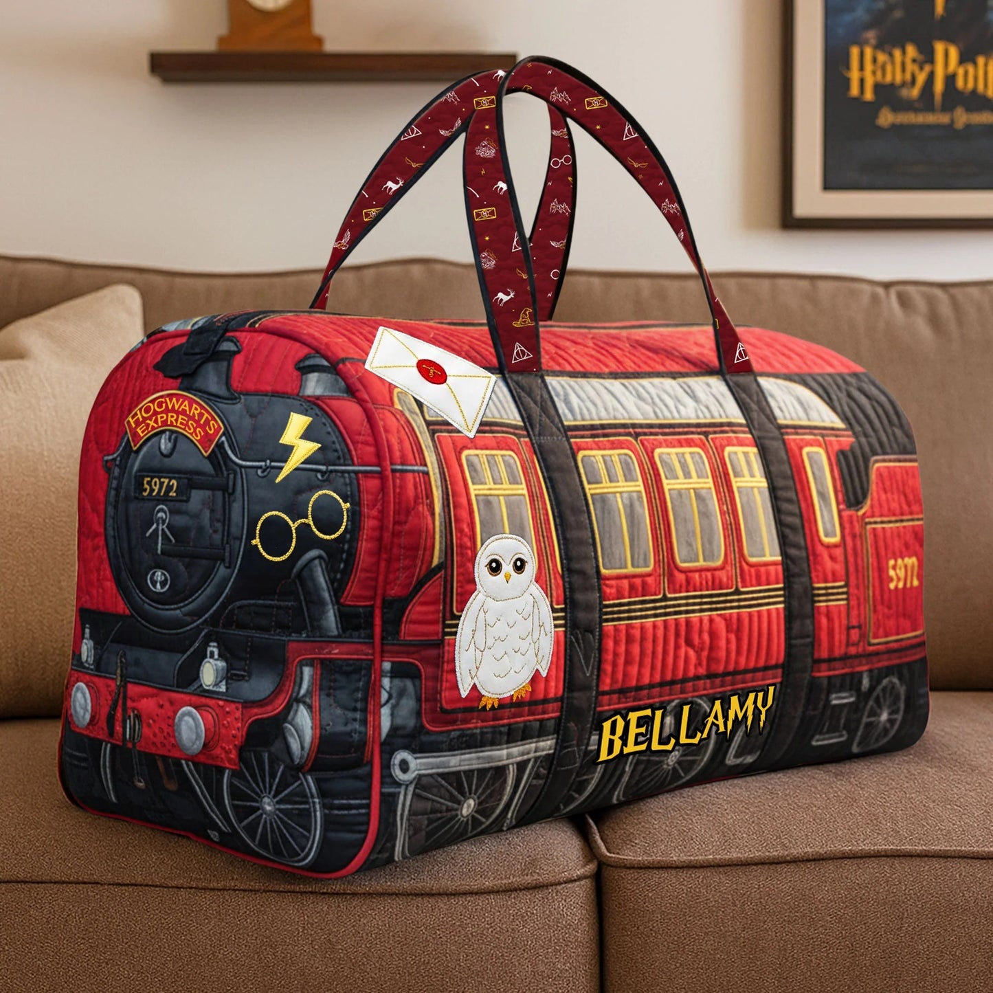 Fans Quilted Duffle Bag - Personalized Gifts For Fans