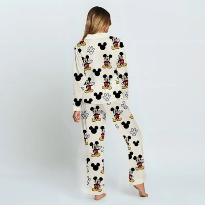 Friends - Personalized Mouse Button Down Pajamas
