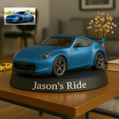 Custom Your Car Photo Cartoon Style Acrylic Plaque