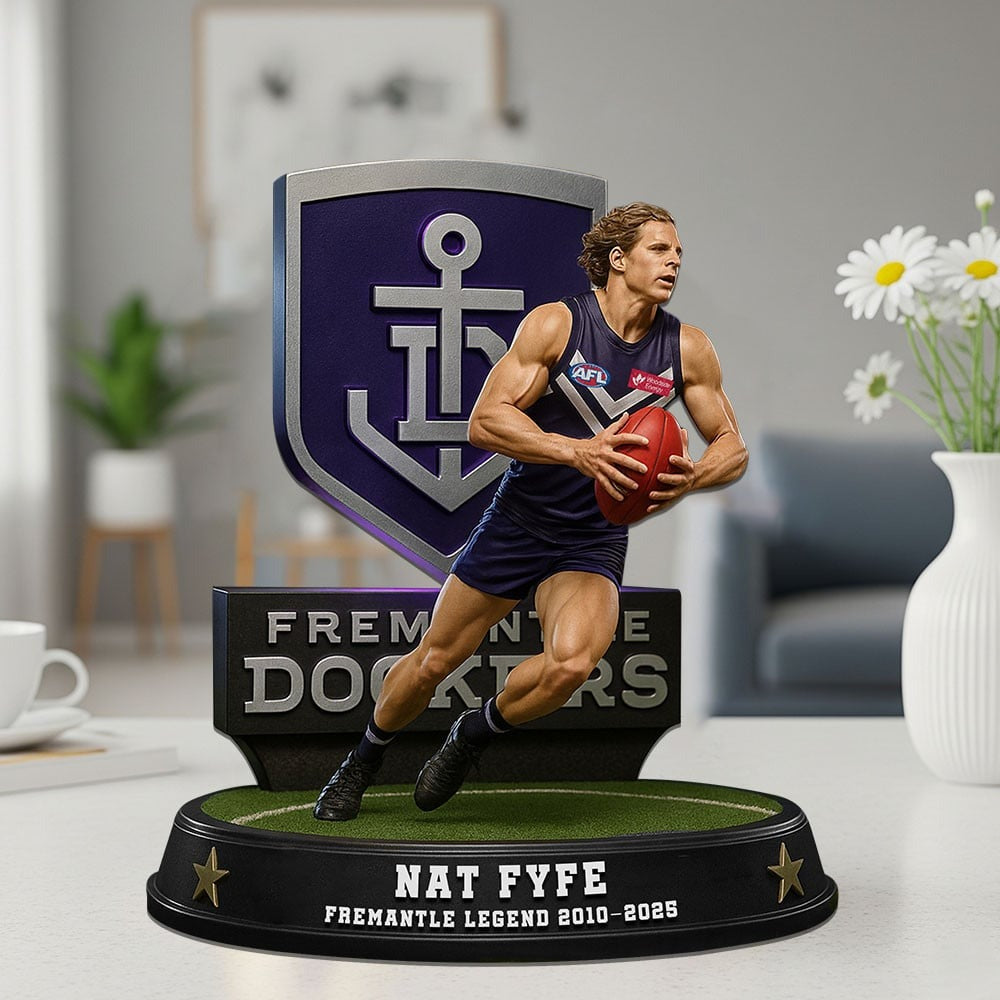 Fremantle Dockers Legend - Trending Custom Shaped Acrylic Plaque