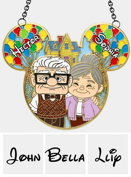 You Are My Greatest Adventure 2- Personalized Couple Window Hanging Suncatcher Ornament