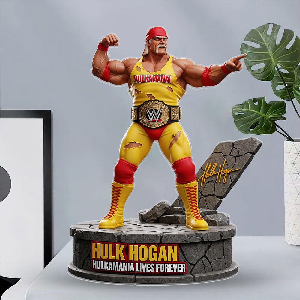 Forever Wrestling Legend 2 - Trending Custom Shaped Acrylic Plaque