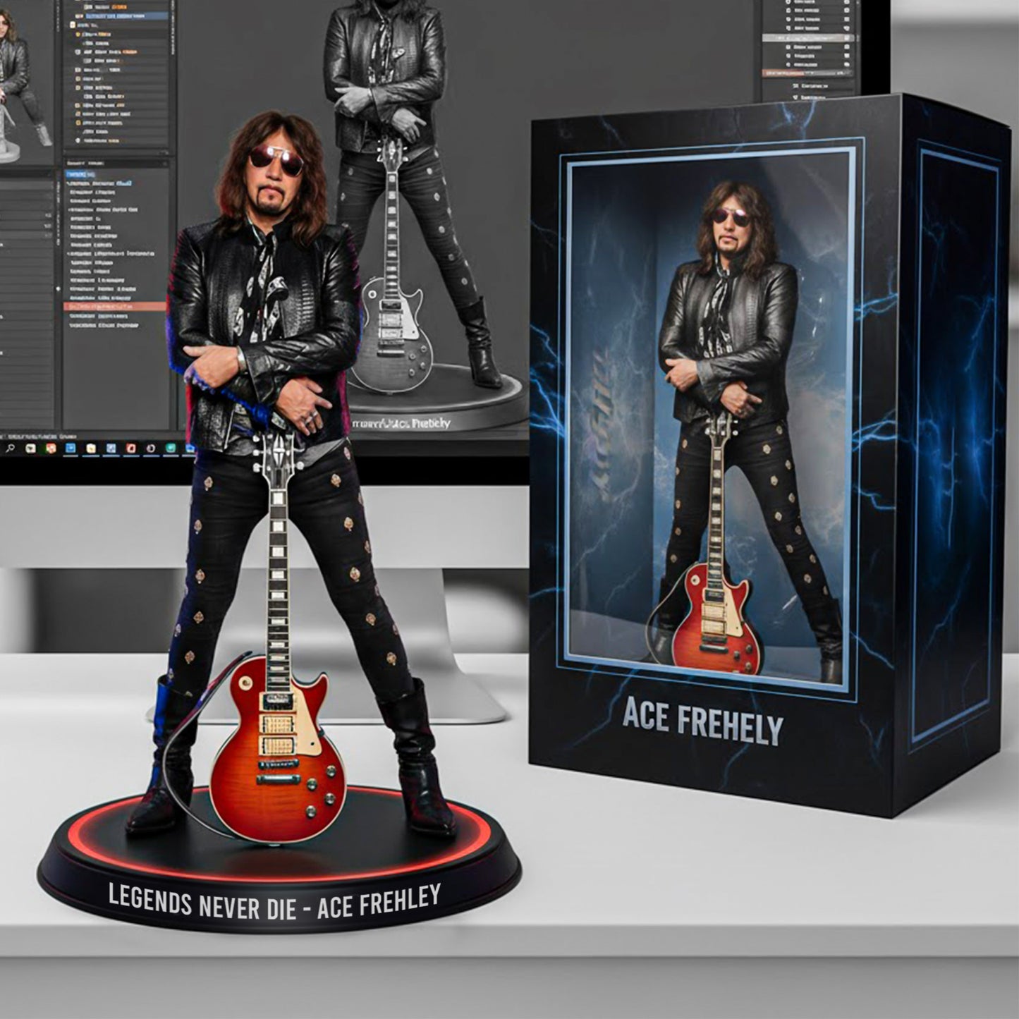 Rock Legend Tribute 3 - Trending Custom Shaped Acrylic Plaque