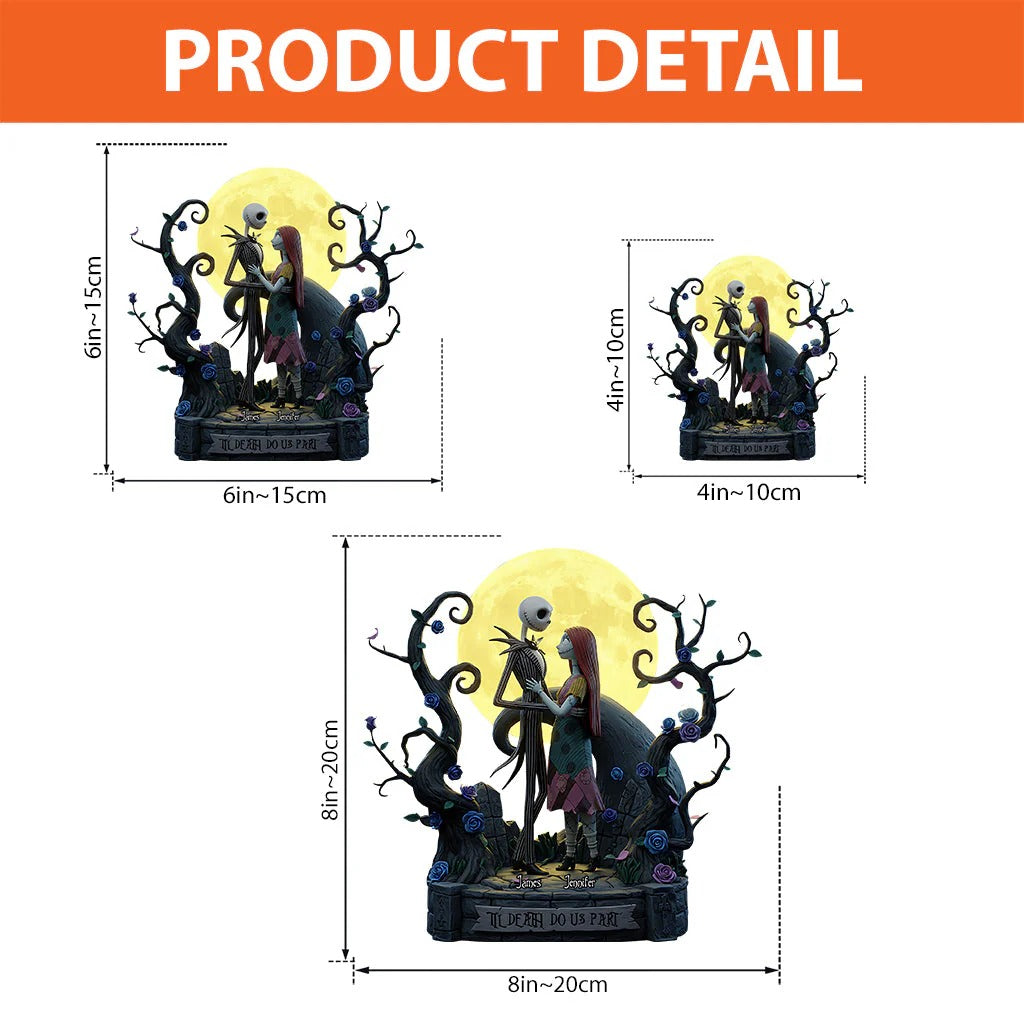 Til Death Do Us Part 3 - Personalized Nightmare Custom Shaped Acrylic Plaque