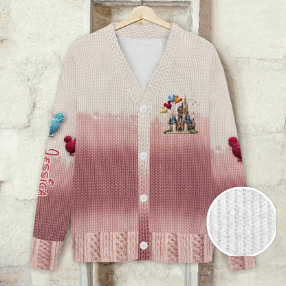 The Magic Castle - Personalized Mouse Cardigan Sweater