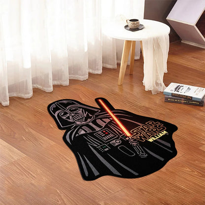 Strong Warrior - Personalized The Force Shaped Doormat/ Rug