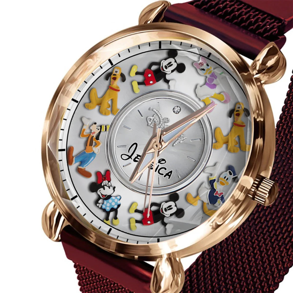 Magical Friends - Personalized Mouse Women Hand Watch