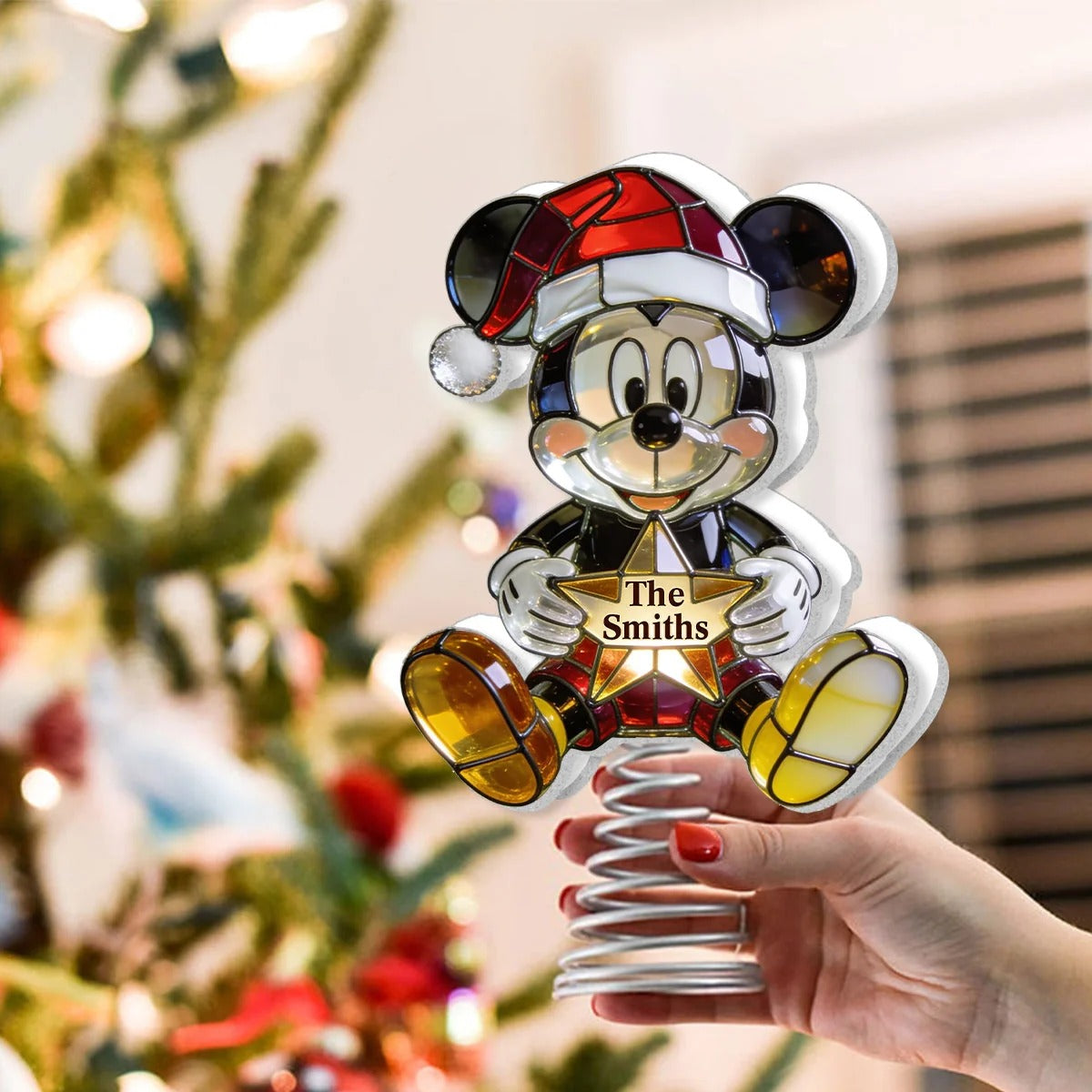 Belive In Magic - Personalized Mouse LED Light Tree Topper