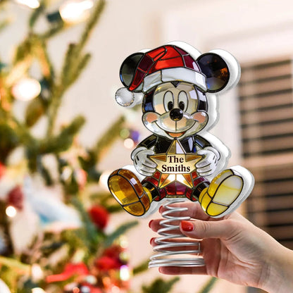 Belive In Magic - Personalized Mouse LED Light Tree Topper