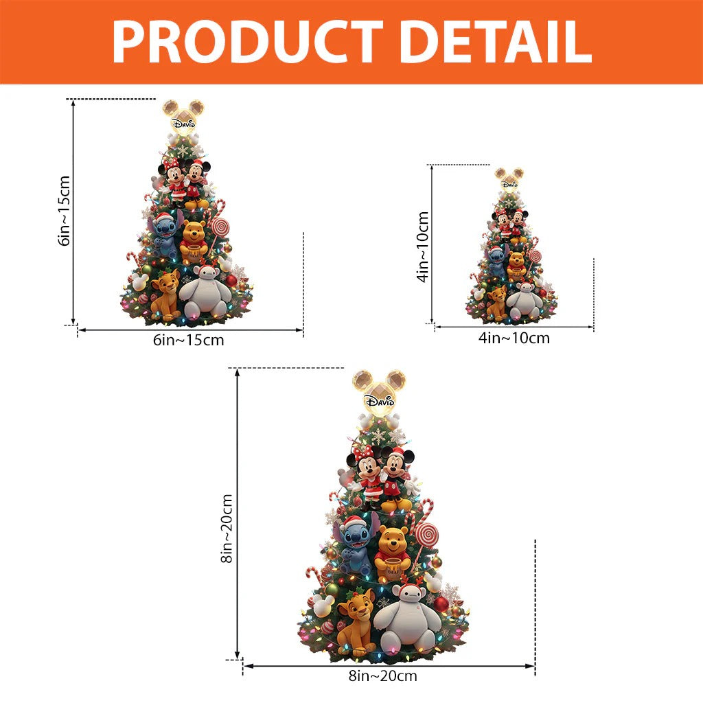 Magical Christmas - Personalized Mouse Custom Shaped Acrylic Plaque