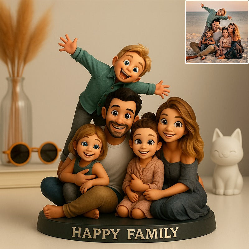 Custom Photo Pixar Cartoon Style Acrylic Plaque