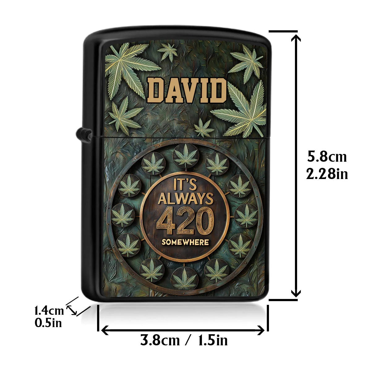It's Always 420 - Personalized Weed Lighter